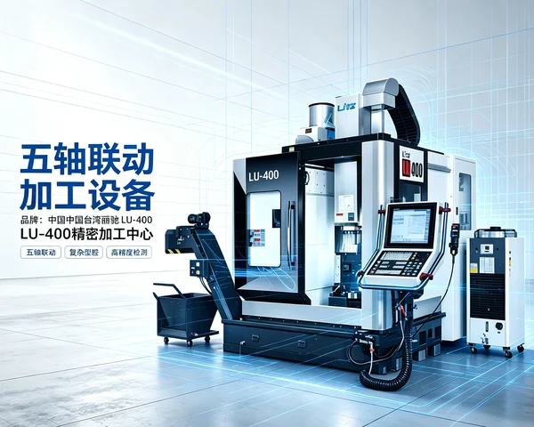 丽驰 LU-400 五轴加工中心实拍